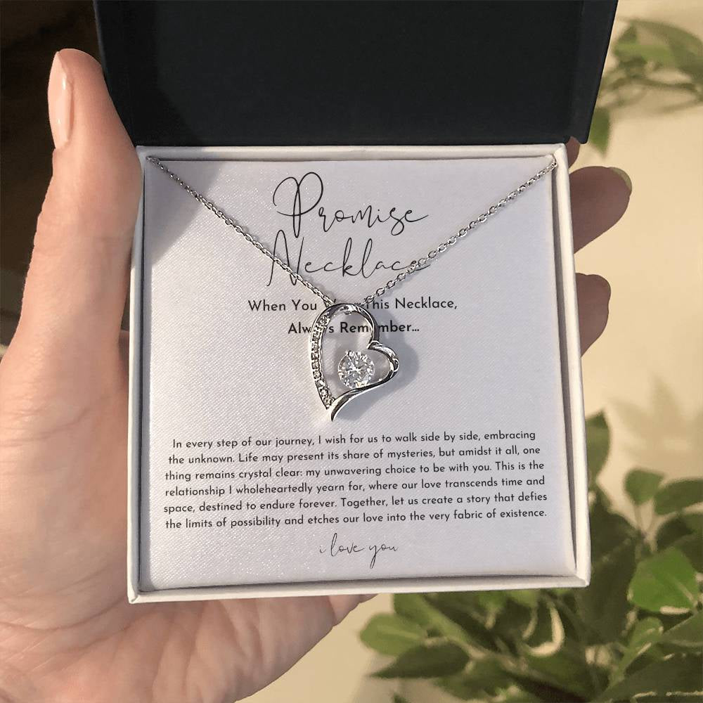 Promise Necklace for Her (Forever Love Heart Necklace)