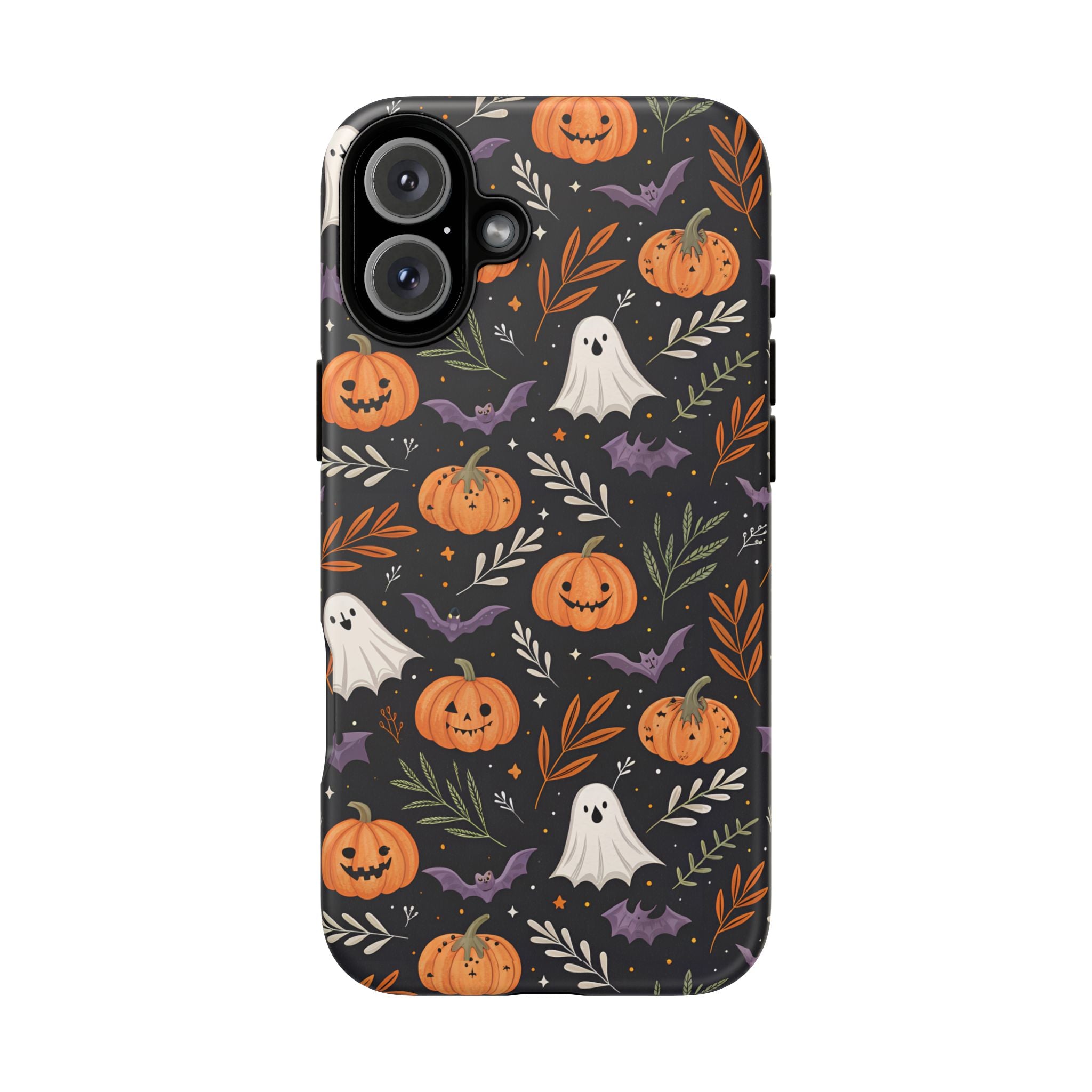 Halloween Phone Case, Tough Cases, Spooky Halloween Decor, Cute Ghost Pumpkin Case, Fall Phone Accessories, Unique Gift for Halloween Lovers