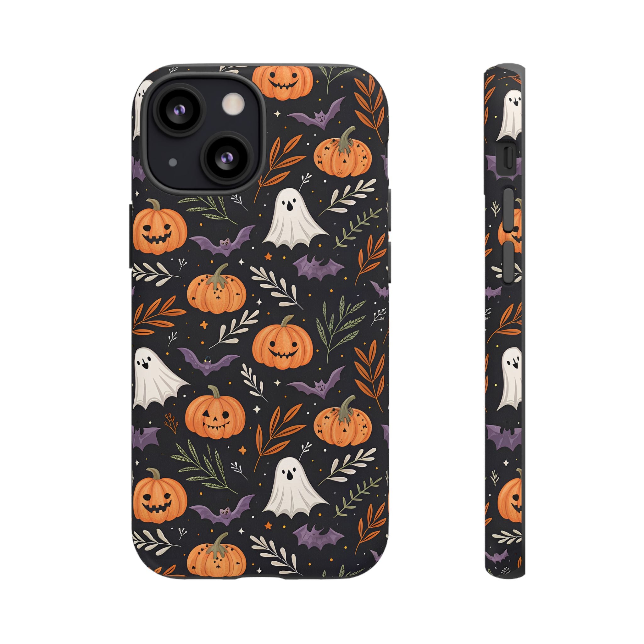 Halloween Phone Case, Tough Cases, Spooky Halloween Decor, Cute Ghost Pumpkin Case, Fall Phone Accessories, Unique Gift for Halloween Lovers