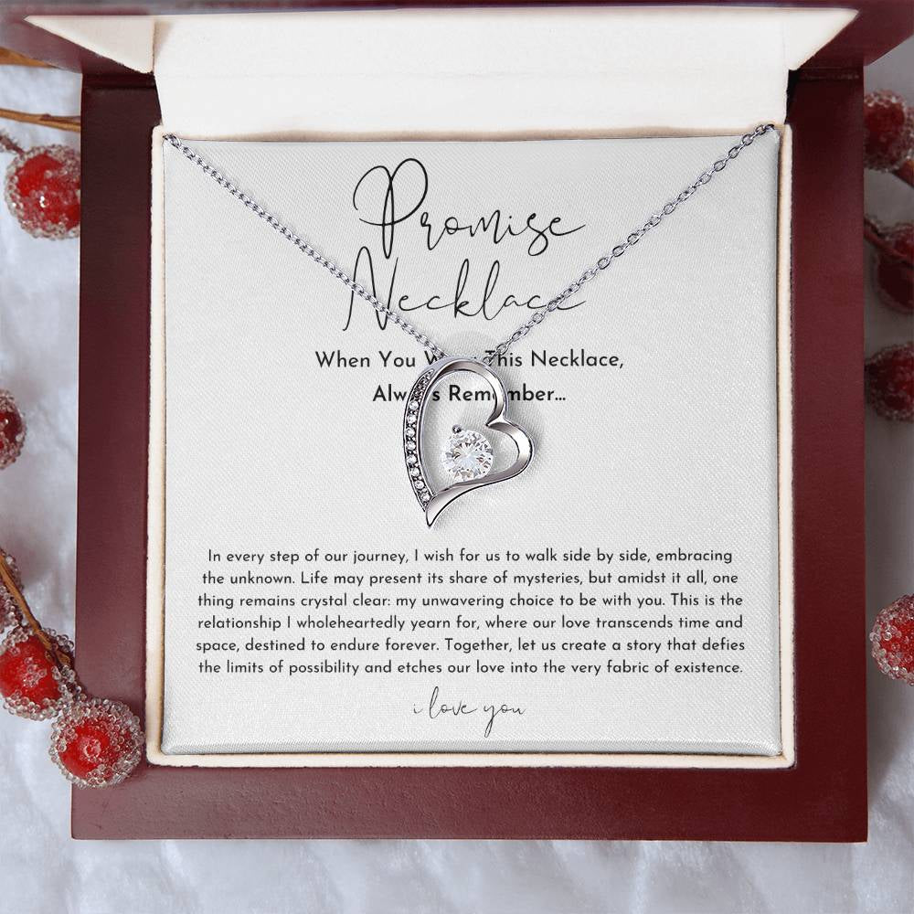 Promise Necklace for Her (Forever Love Heart Necklace)