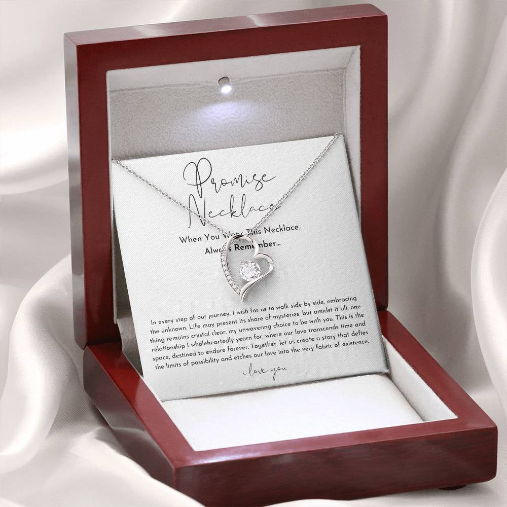Promise Necklace for Her (Forever Love Heart Necklace)