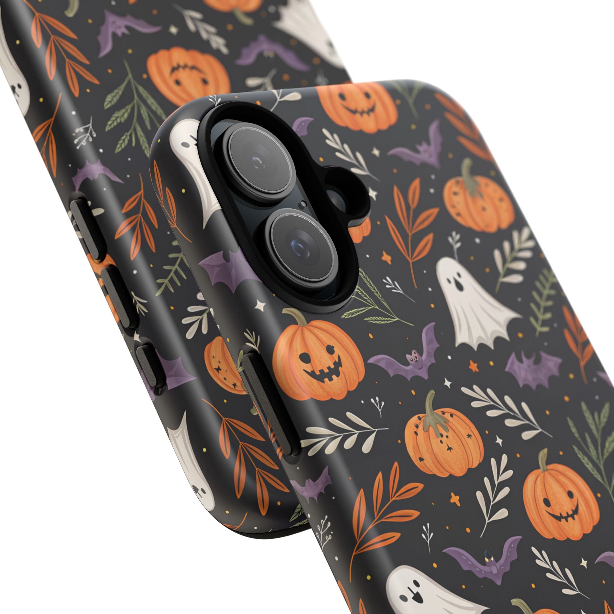 Halloween Phone Case, Tough Cases, Spooky Halloween Decor, Cute Ghost Pumpkin Case, Fall Phone Accessories, Unique Gift for Halloween Lovers