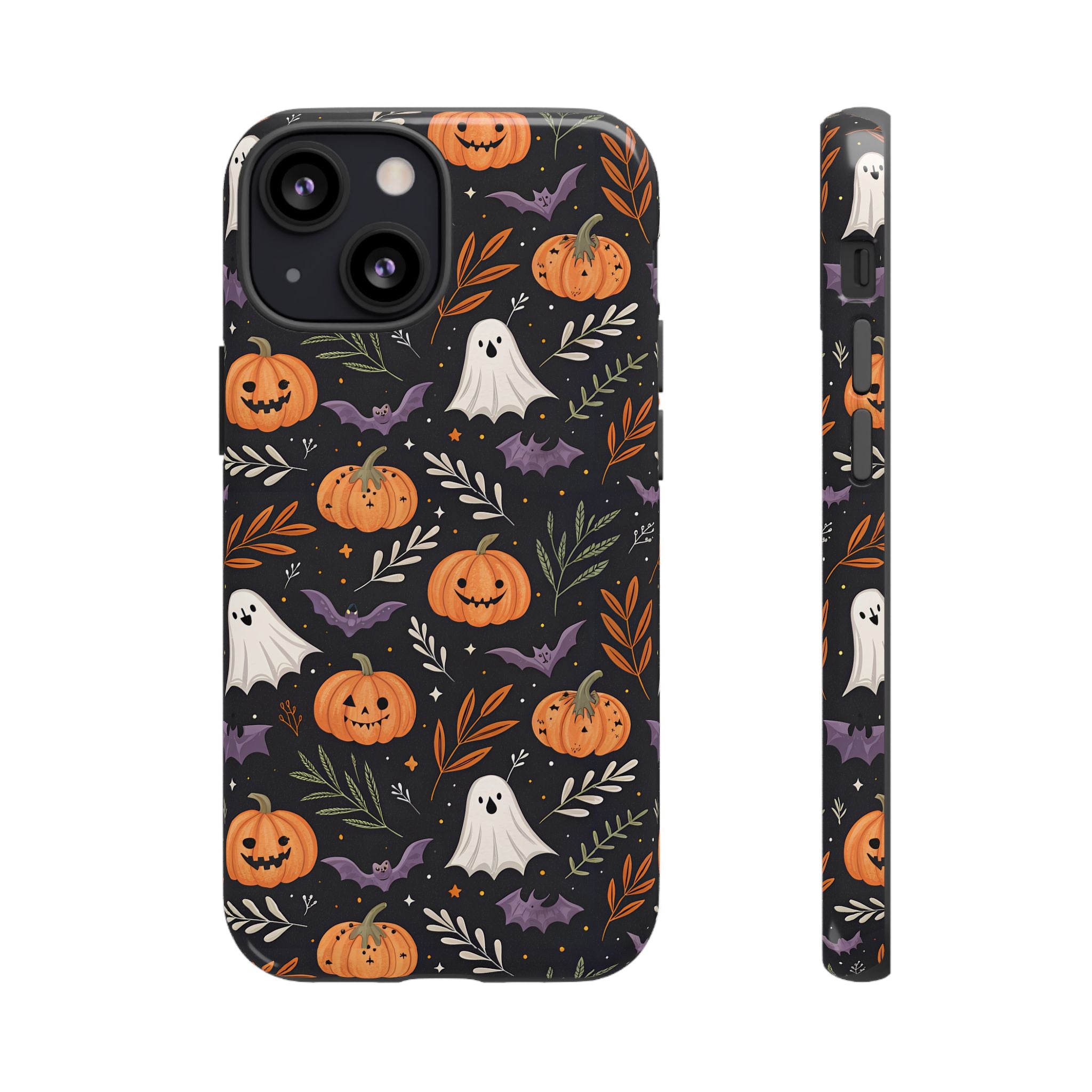 Halloween Phone Case, Tough Cases, Spooky Halloween Decor, Cute Ghost Pumpkin Case, Fall Phone Accessories, Unique Gift for Halloween Lovers