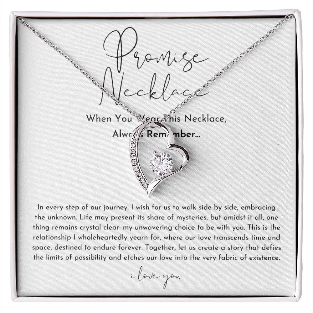 Promise Necklace for Her (Forever Love Heart Necklace)