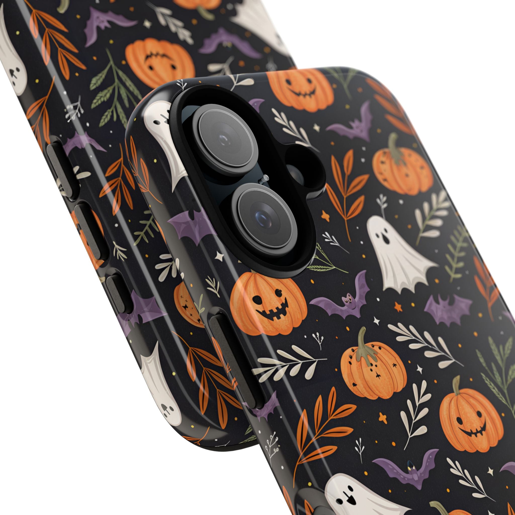 Halloween Phone Case, Tough Cases, Spooky Halloween Decor, Cute Ghost Pumpkin Case, Fall Phone Accessories, Unique Gift for Halloween Lovers
