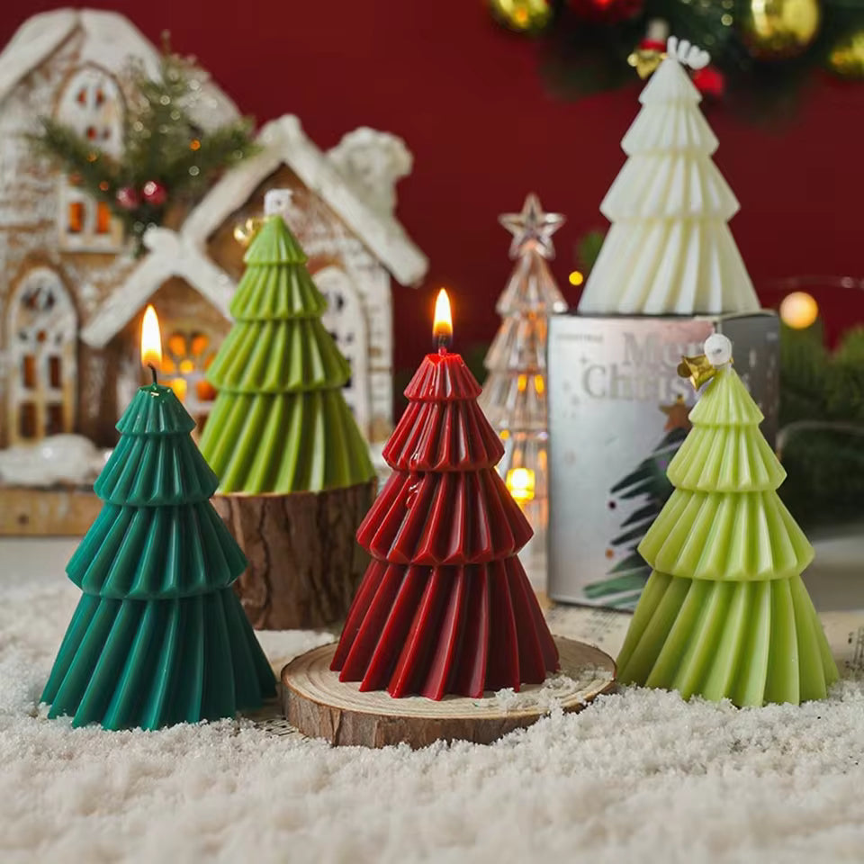 1pc Christmas Tree Scented Candle