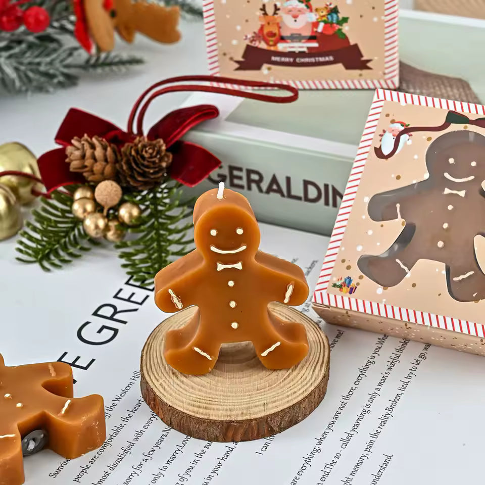 1pc Christmas Gingerbread Scented Candle