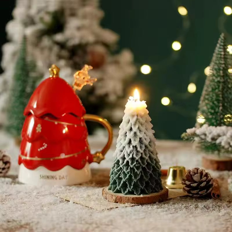 1pc Christmas Tree Scented Candle