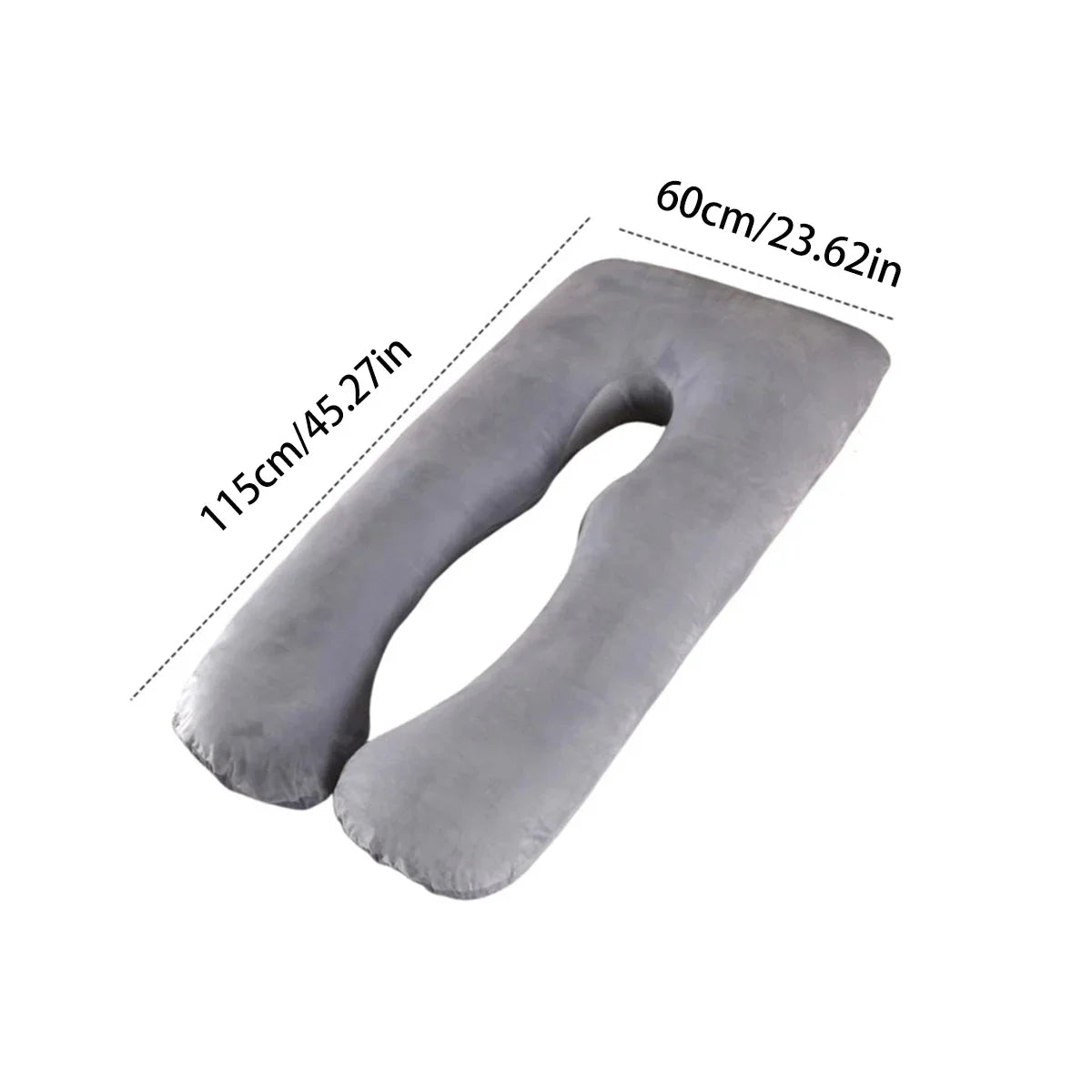 1PC Pregnant Women Pillow Removable and Washable U-Shaped Pillow Large Cushion Waist Pillow