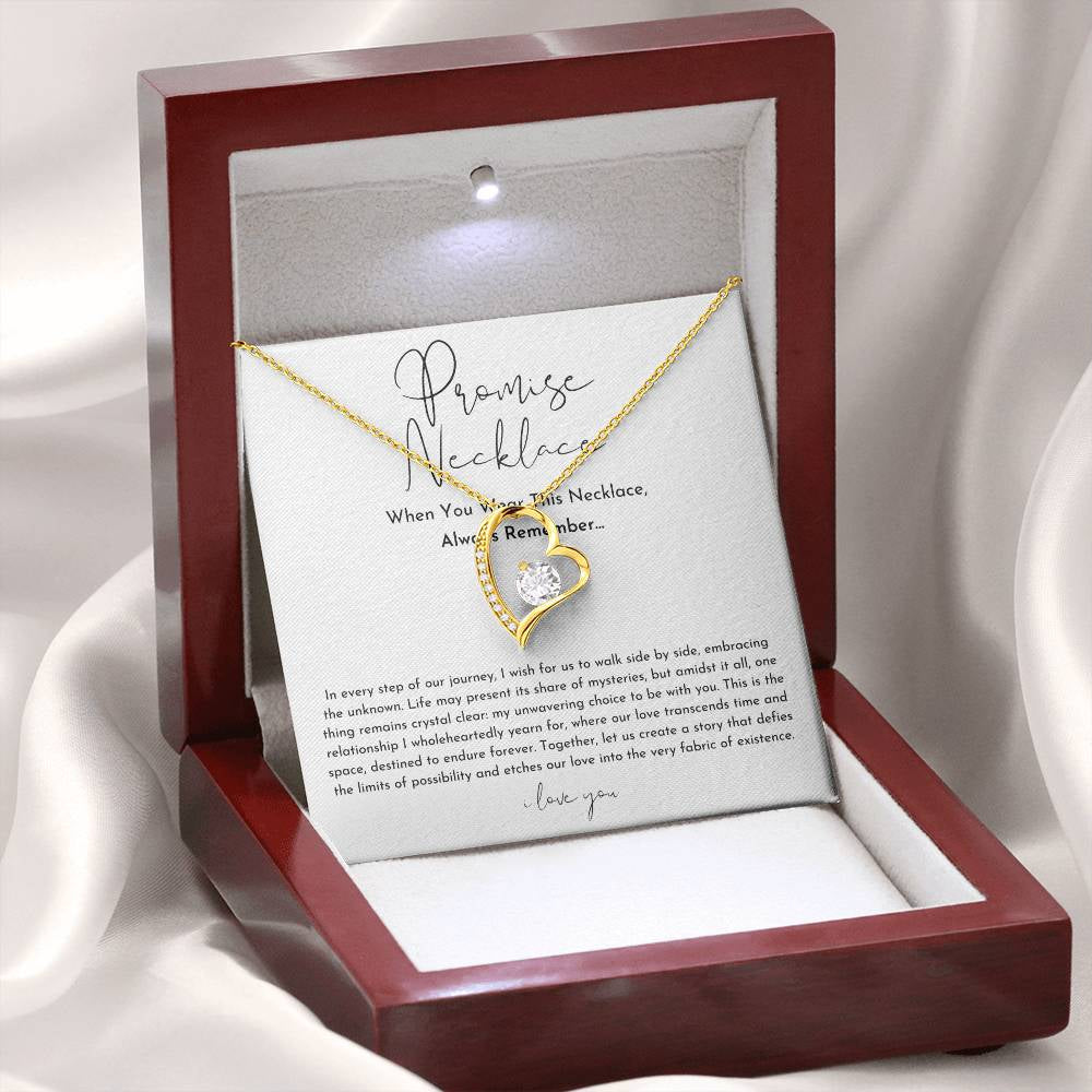 Promise Necklace for Her (Forever Love Heart Necklace)