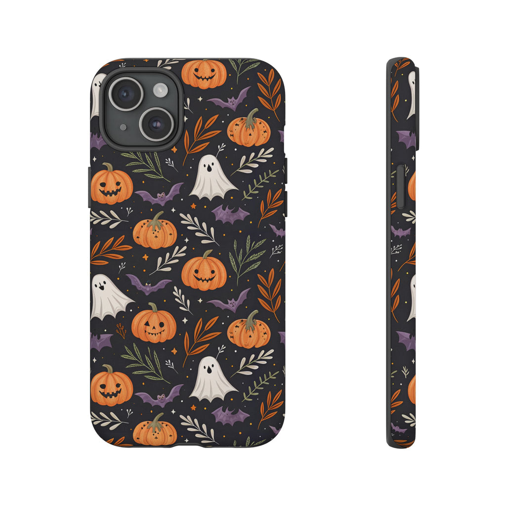 Halloween Phone Case, Tough Cases, Spooky Halloween Decor, Cute Ghost Pumpkin Case, Fall Phone Accessories, Unique Gift for Halloween Lovers