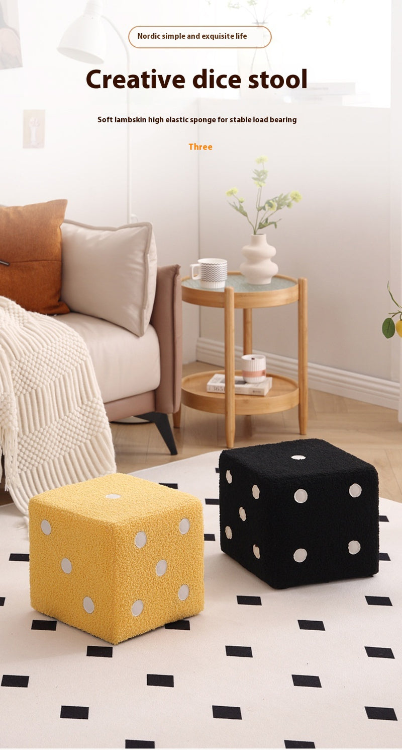 Small Stool Household Stackable Dice Small Bench
