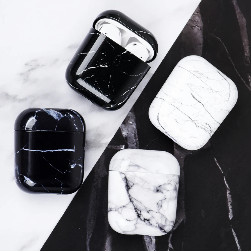 Marble Pattern Case for Apple Airpods 1 2 3 Earphone Case Cute Cover for Airpods Pro 2 1 Air Pods Airpod Case Shell Coque Covers