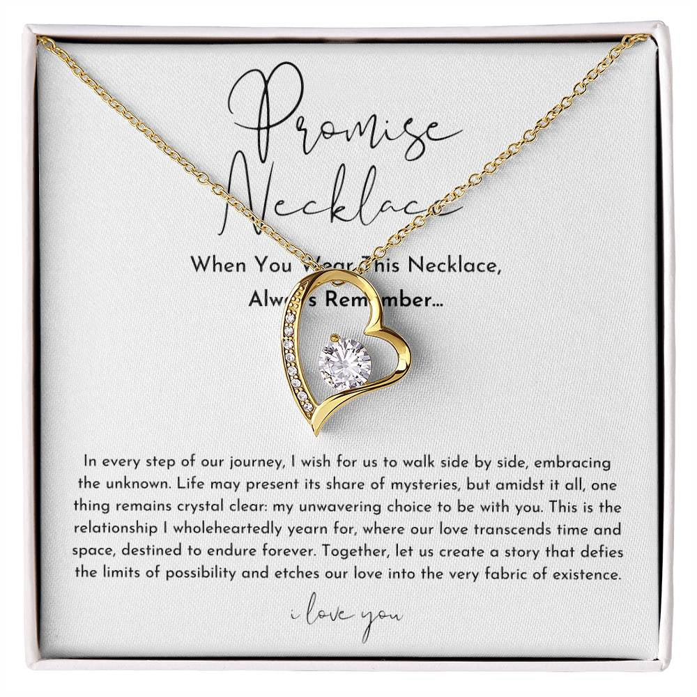 Promise Necklace for Her (Forever Love Heart Necklace)