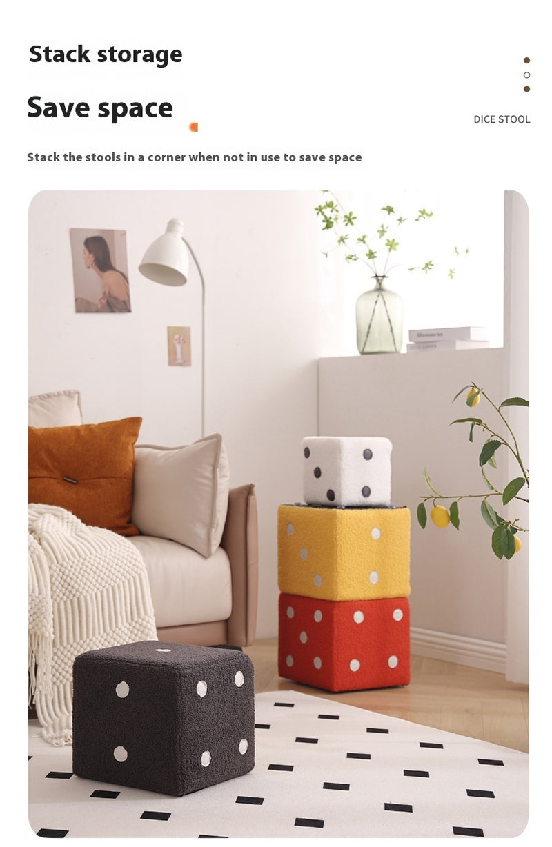 Small Stool Household Stackable Dice Small Bench