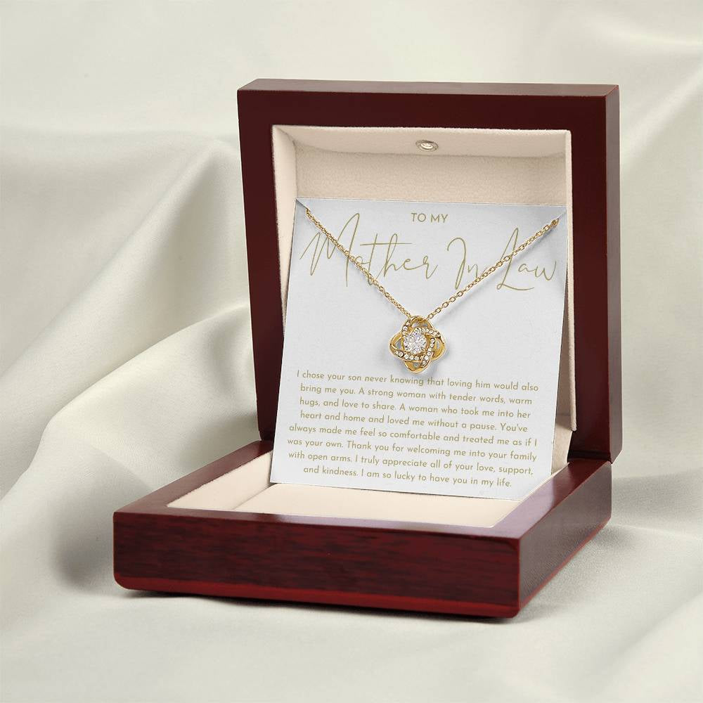 Mother in Law Gift - Love Knot Necklace
