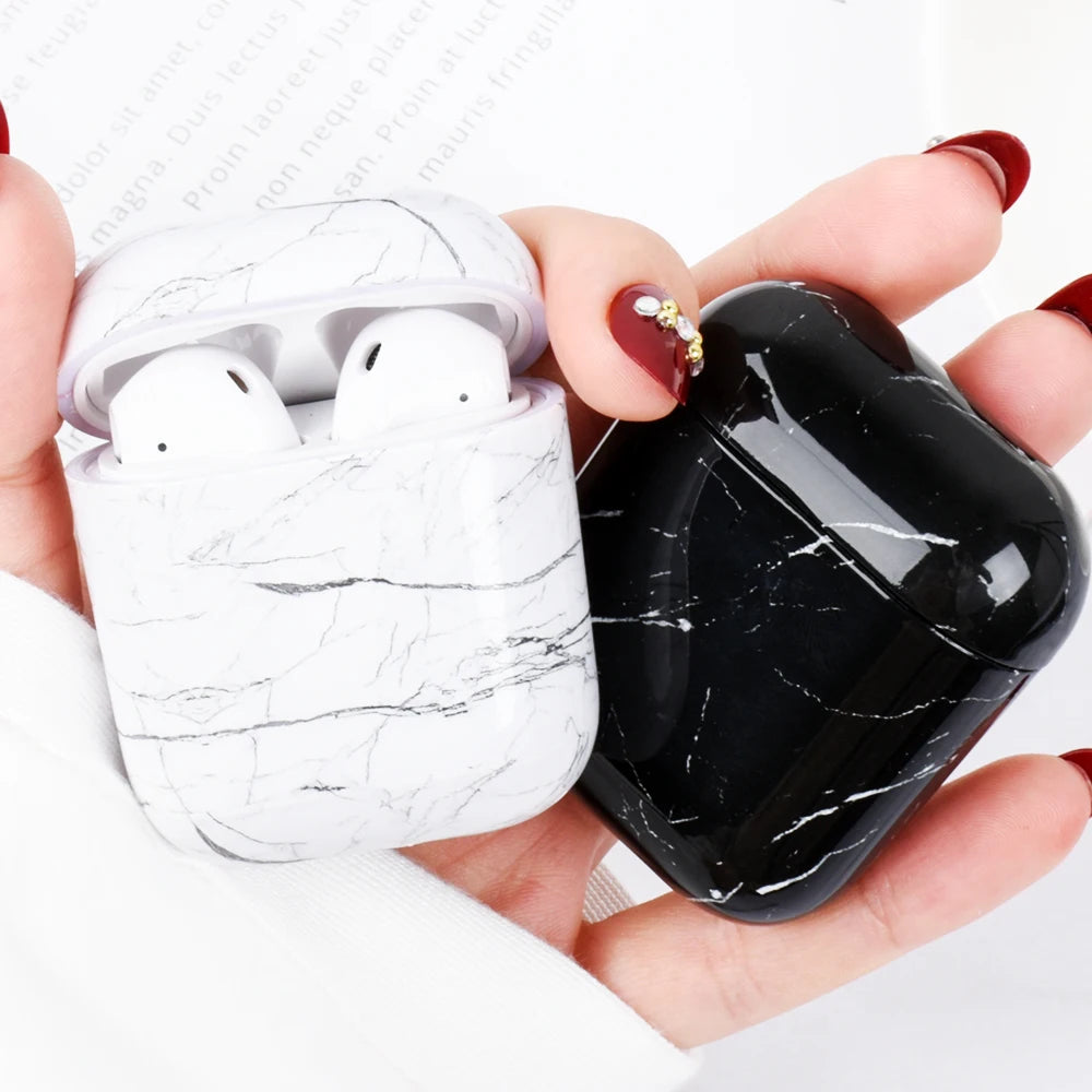 Marble Pattern Case for Apple Airpods 1 2 3 Earphone Case Cute Cover for Airpods Pro 2 1 Air Pods Airpod Case Shell Coque Covers