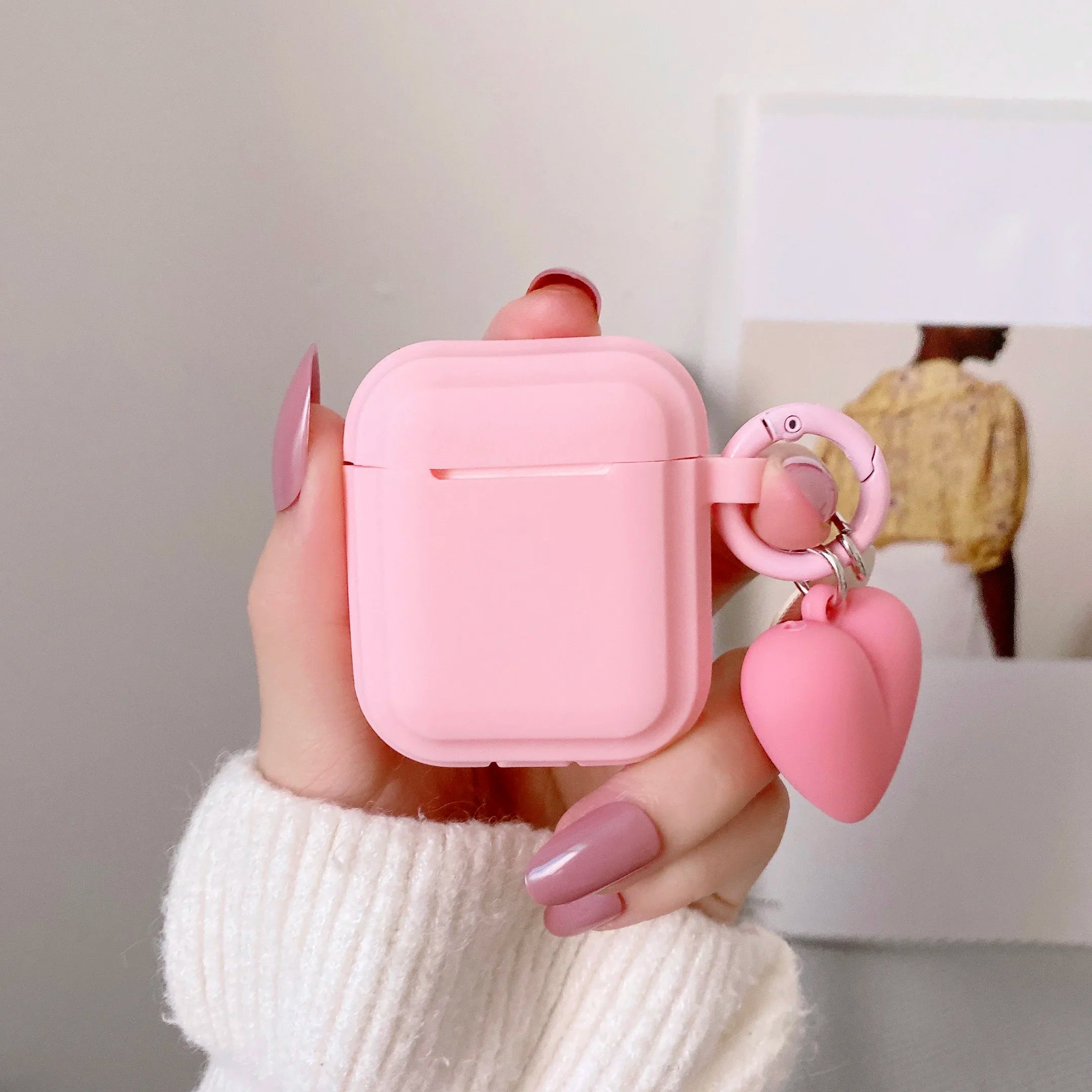 Airpods4 Fundas for Airpods Pro Case Airpods 2 Cute Korean Chain Pendant Keyring Headphone Case Air Pods Pro 3 Earphone Cover