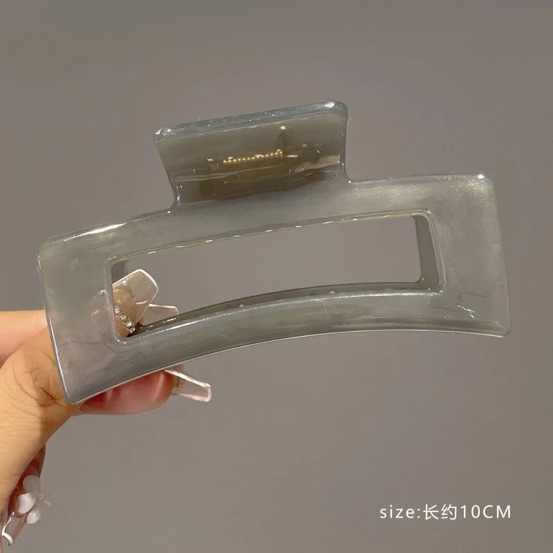 2022 New Hair Claw Clip for Women Girl Large Transparent Hair Claw Headwear Barrette Lady Hair Styling Tool Hair Accessories