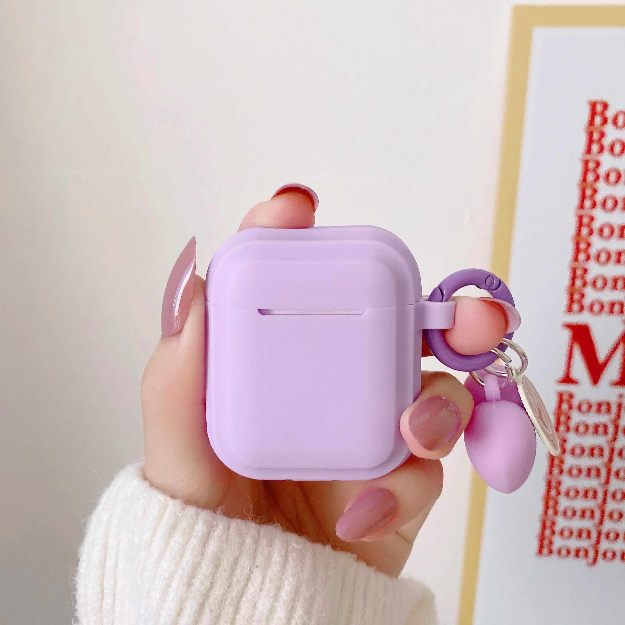 Airpods4 Fundas for Airpods Pro Case Airpods 2 Cute Korean Chain Pendant Keyring Headphone Case Air Pods Pro 3 Earphone Cover