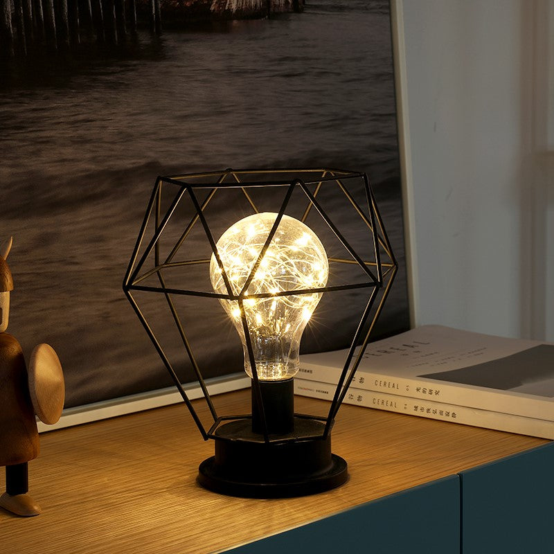 Wrought Iron Modeling Desk Lamp