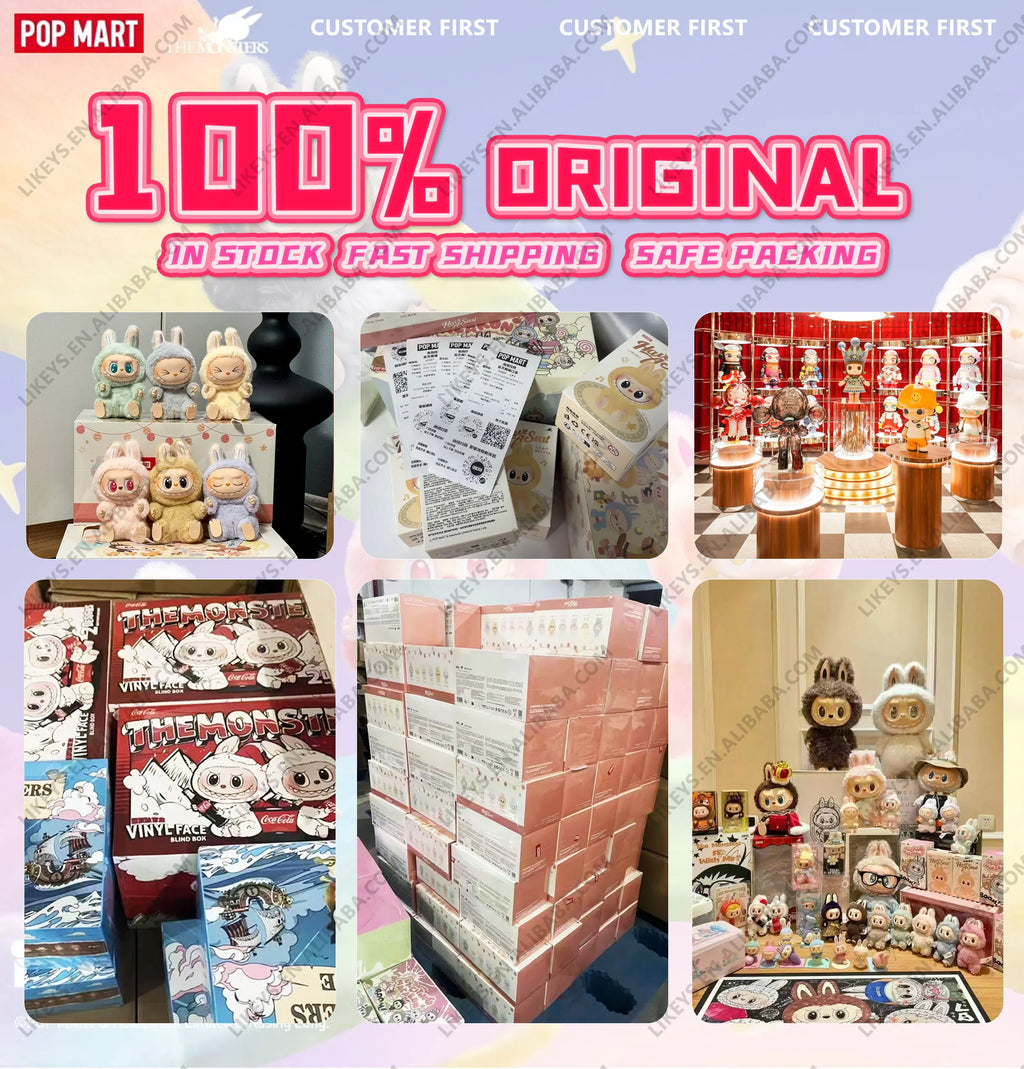 Hot Original Legit Popmart Labubu the Monsters Vinyl Blind Boxes Plush Doll Cute Lovely Toys Have a Seat 2Nd Gen Mystery