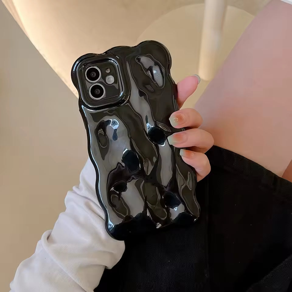 Bubble Phone Case Black & White