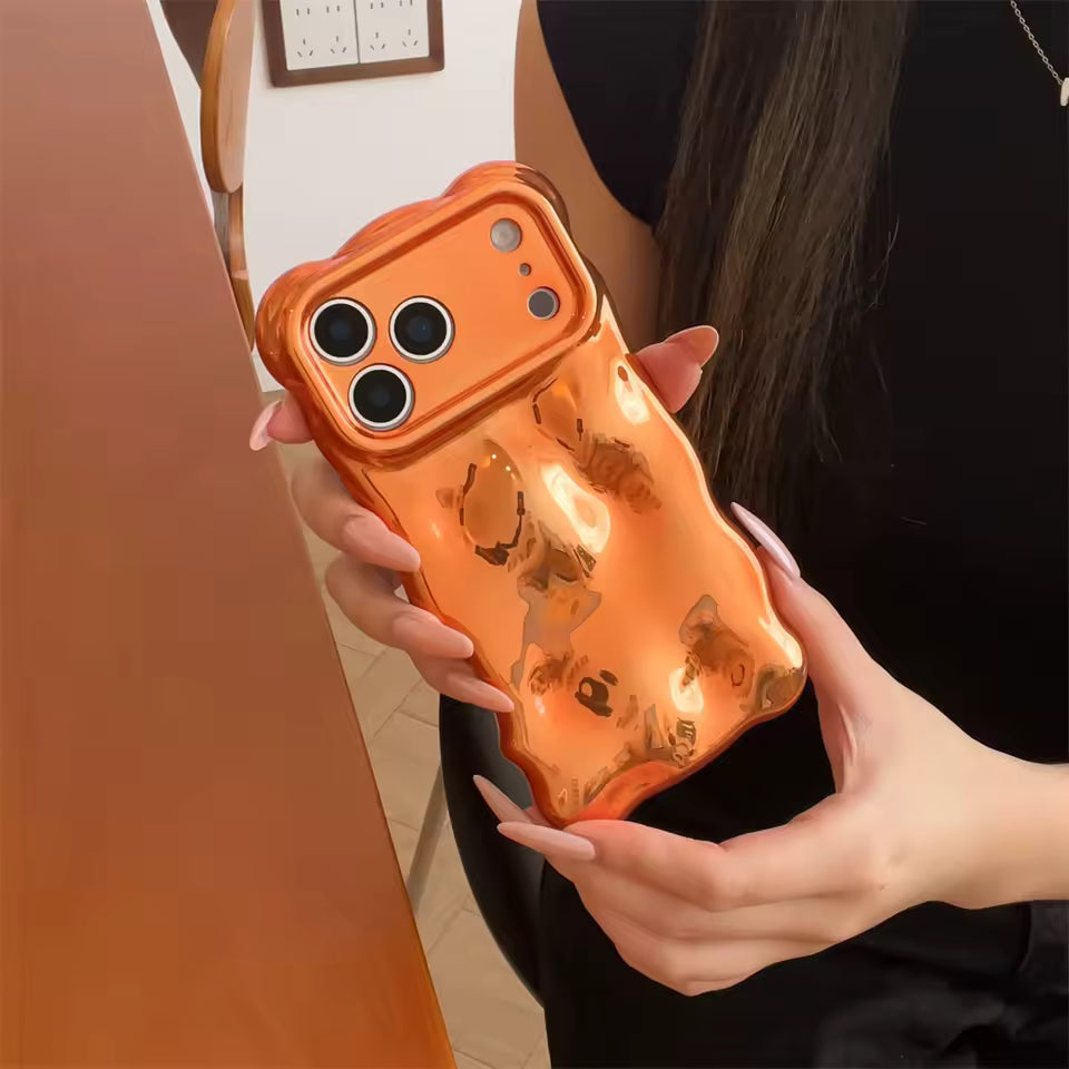 Bubble Phone Case Orange