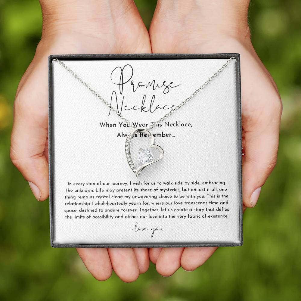 Promise Necklace for Her (Forever Love Heart Necklace)