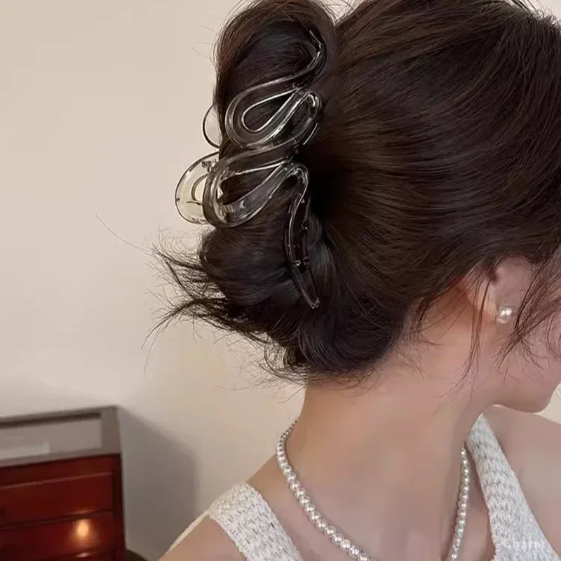 Fashion Large Hair Clip Women Fashion Hair Pins Matte Hairpin French Elegant Hair Claw Girls Korean Hair Clips Hair Accessories