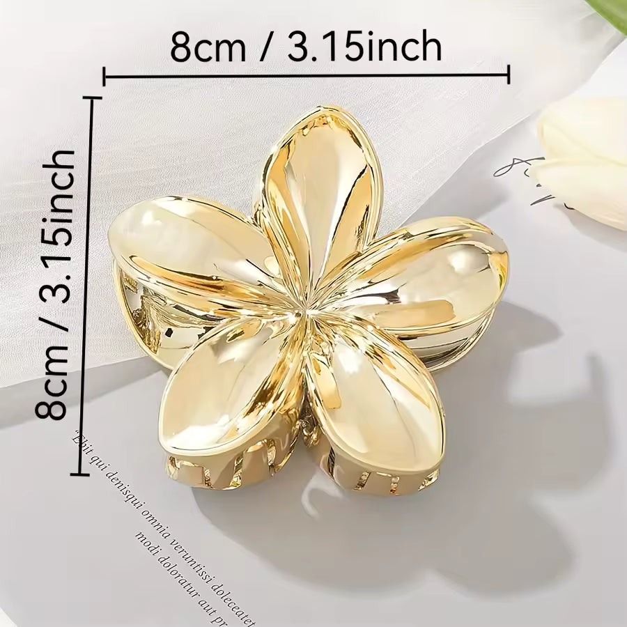 Feminine Flower Hair Claw