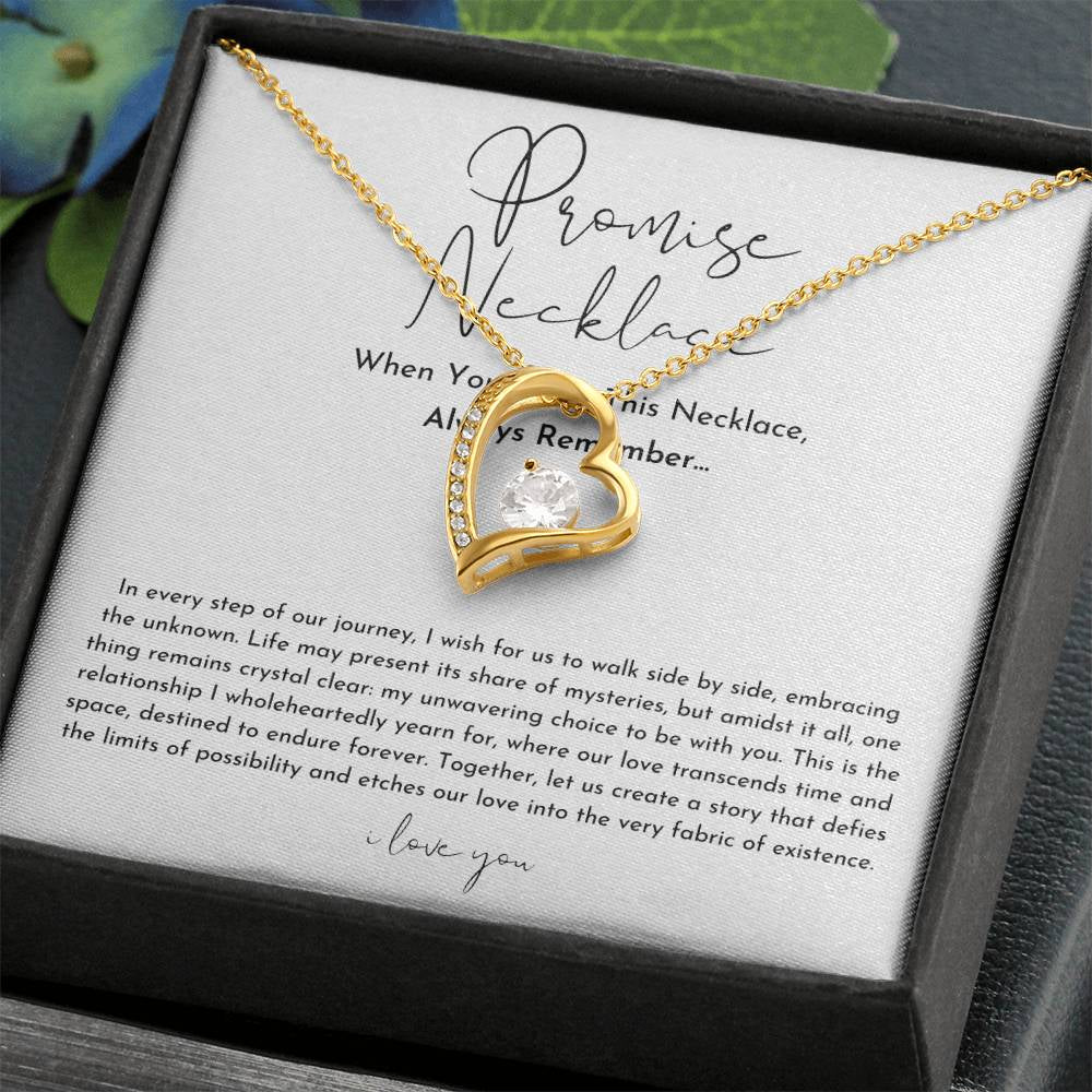 Promise Necklace for Her (Forever Love Heart Necklace)