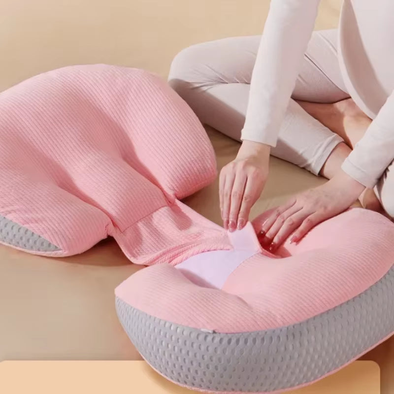 Pregnant Women Lumbar Pillow Four Seasons Universal Waist Support and Protection Side Sleep U-Shaped Cushion Pregnancy Pillow