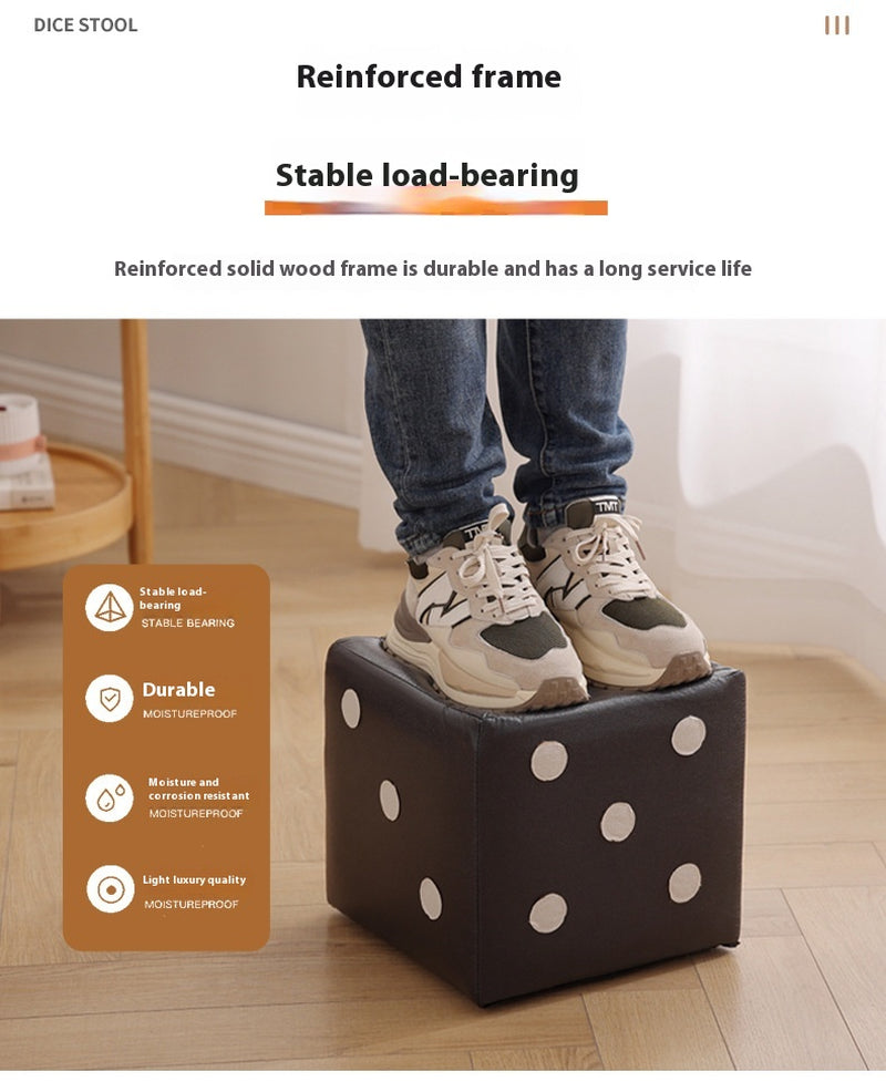 Small Stool Household Stackable Dice Small Bench